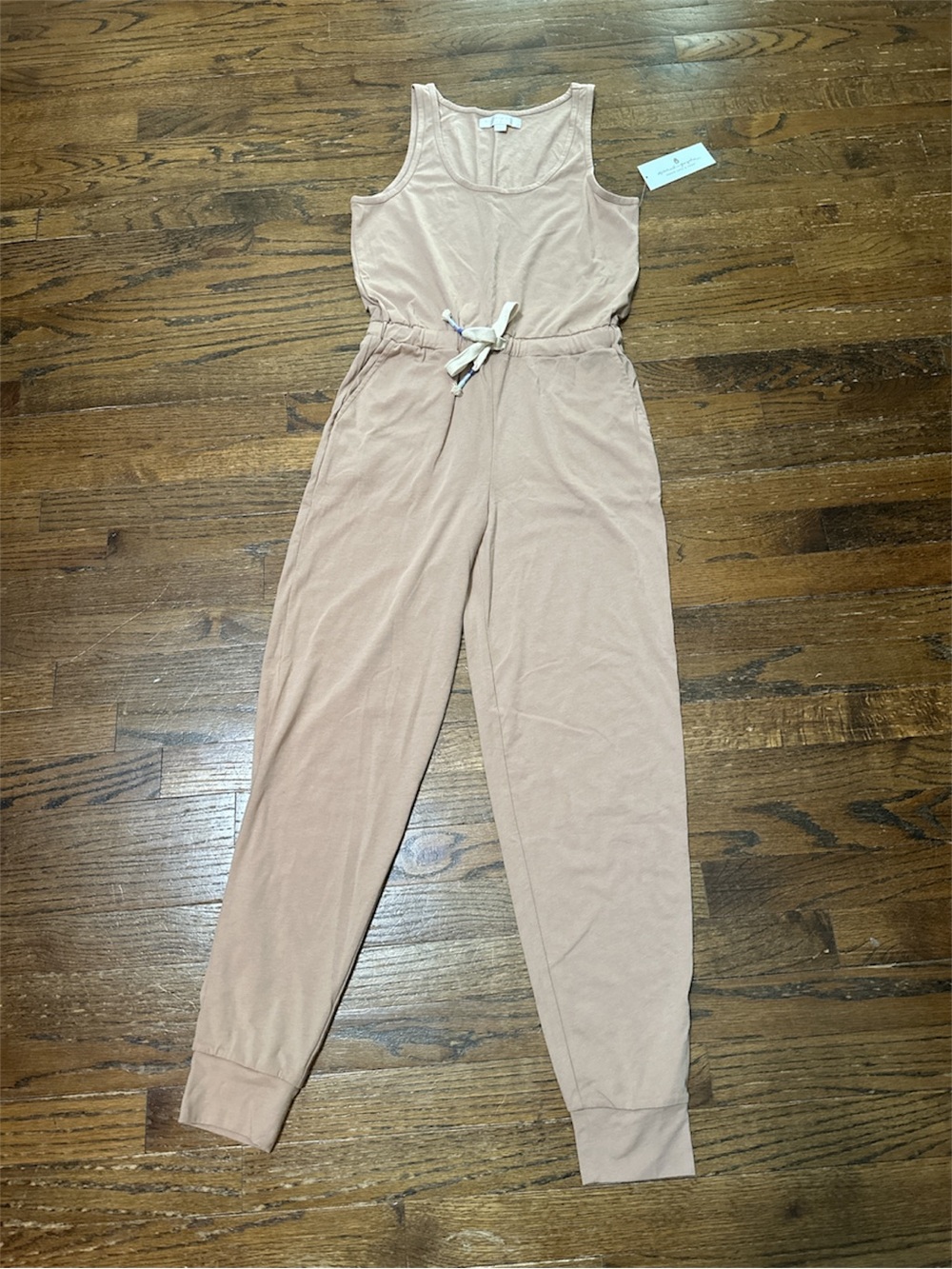 Spiritual Gangster Sleeveless Jumpsuit in Caramel.  NWT